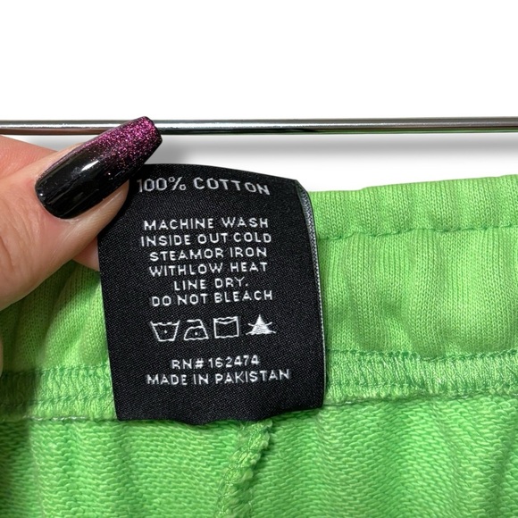Sp5der Worldwide Green Sweatpants Joggers Size Large - Picture 5 of 6